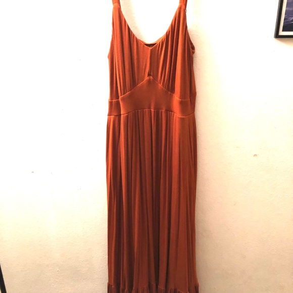 Torrid Burnt Orange Super Soft Maxi Dress size 0 - Picture 3 of 6